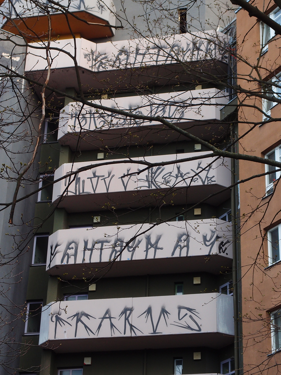 fotos de pixação em Berlim 2018/19